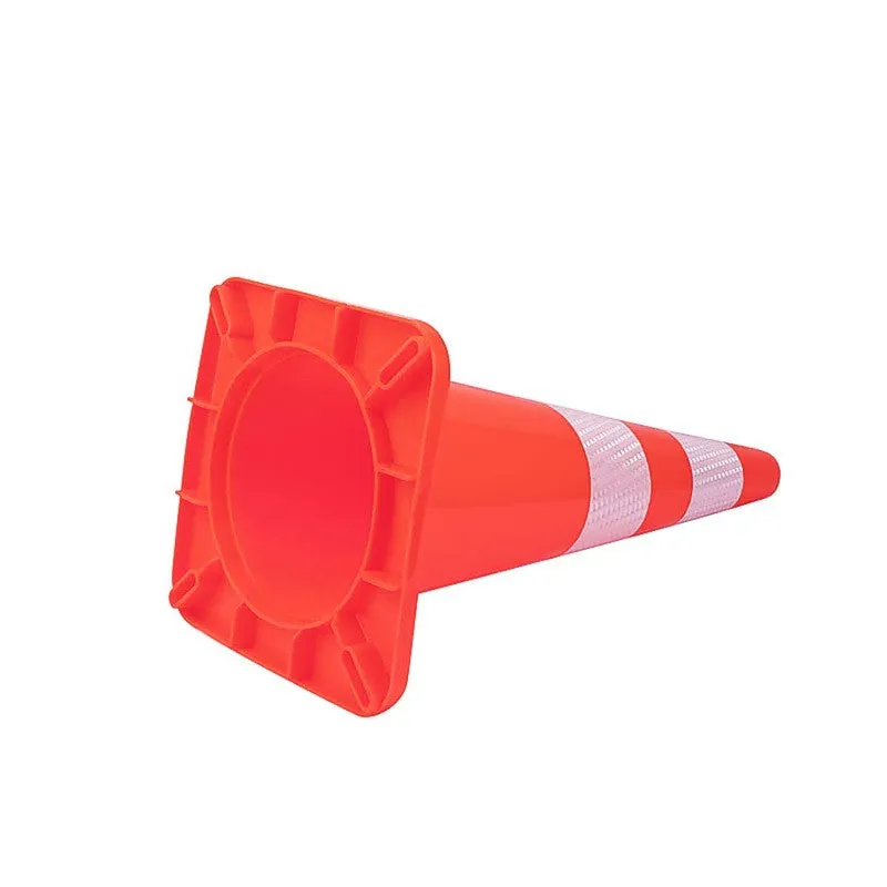 10-Pack 28 in. PVC Safety Traffic Road Cones