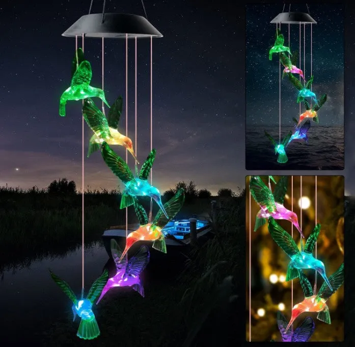 2024 Hot SaleSolar Cardinal Wind Chime Light
