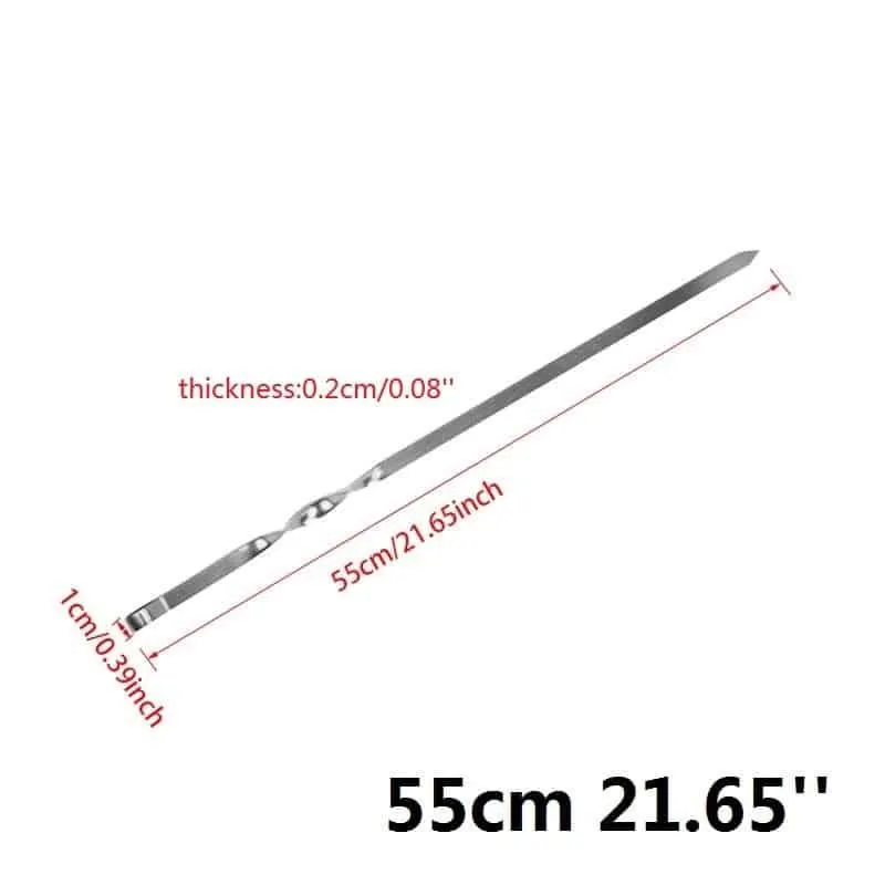 BBQ Long Flat Skewers