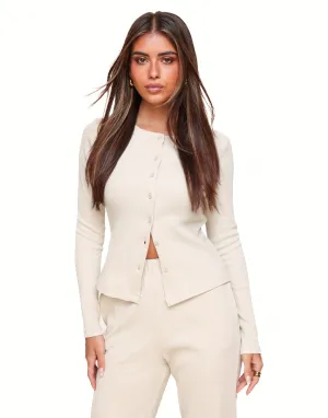Beige Lounge LS - Top