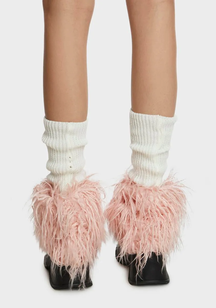 Blush Never Fur-Gotten Leg Warmers