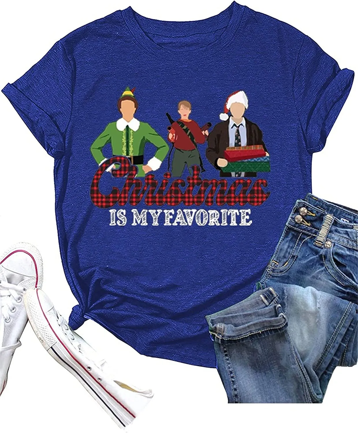 Christmas is My Favorite Shirt Women My Favorite Xmas T-Shirt