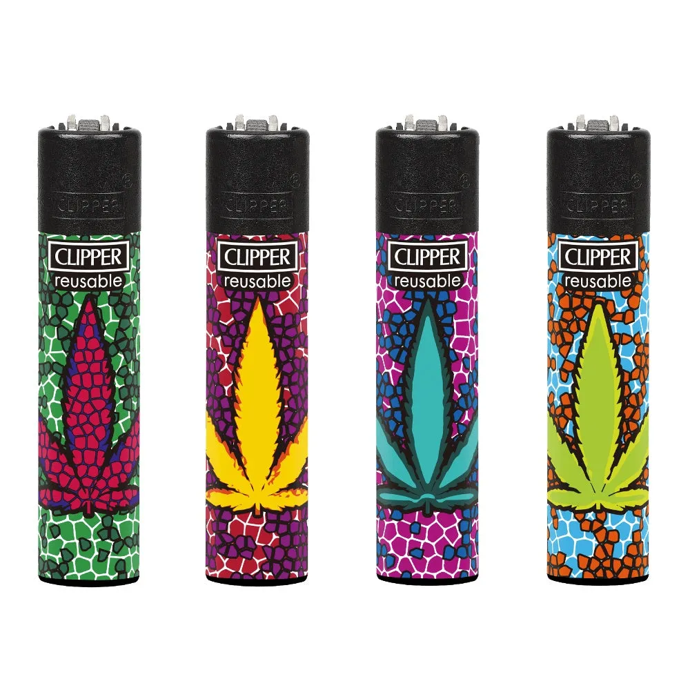 Clipper Lighter - Broken Leaves 2