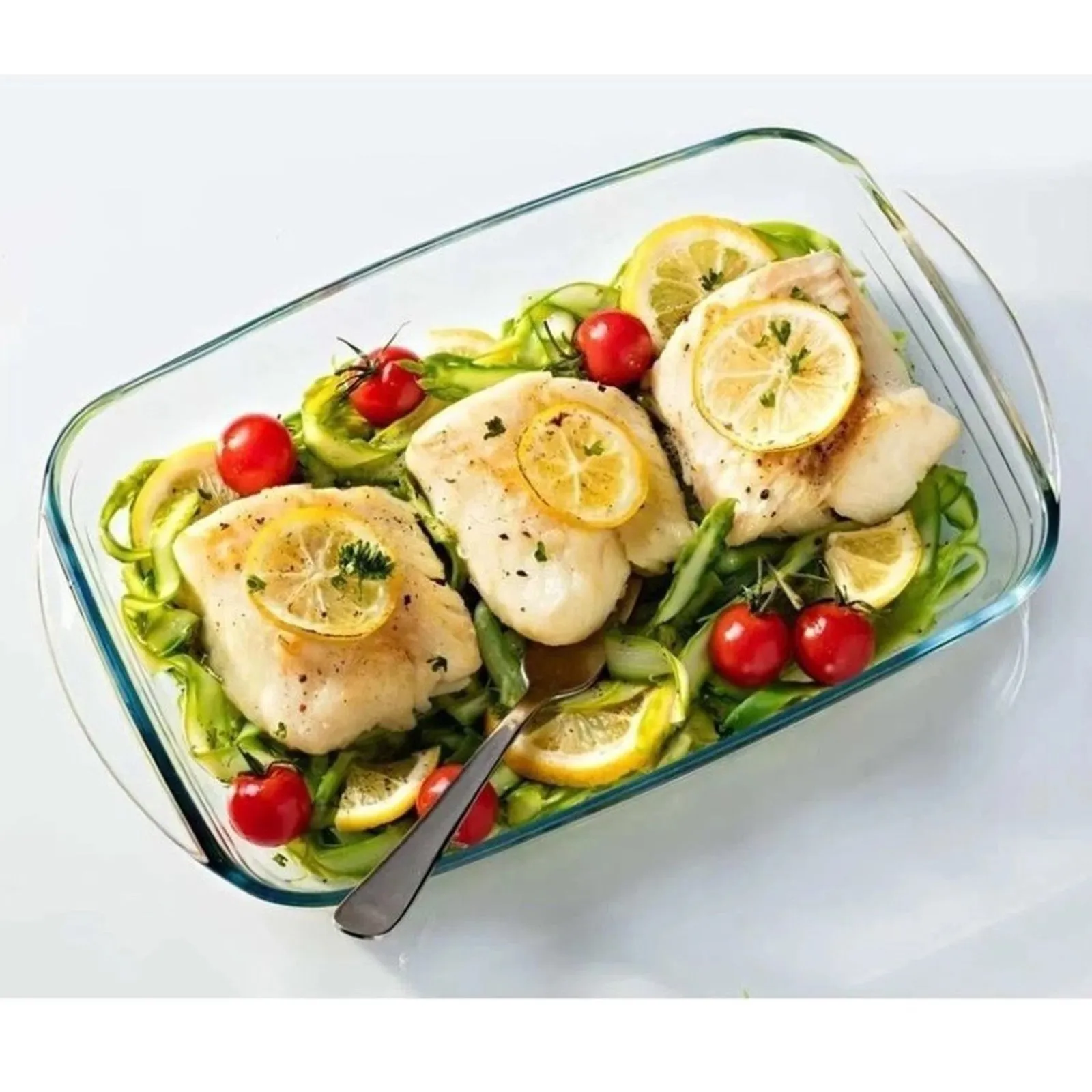 Ôcuisine Glass Roasting Set Of 3 4.9L, 3.8L, 2.6L