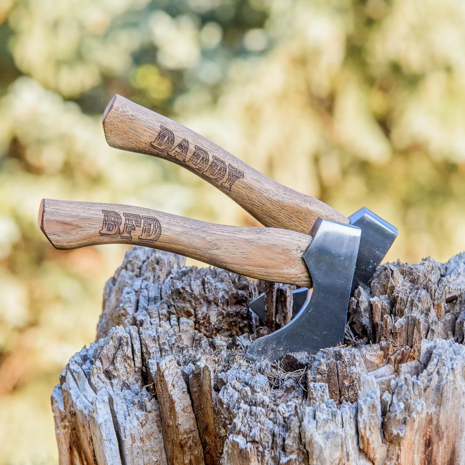 CUSTOM ENGRAVED HATCHET