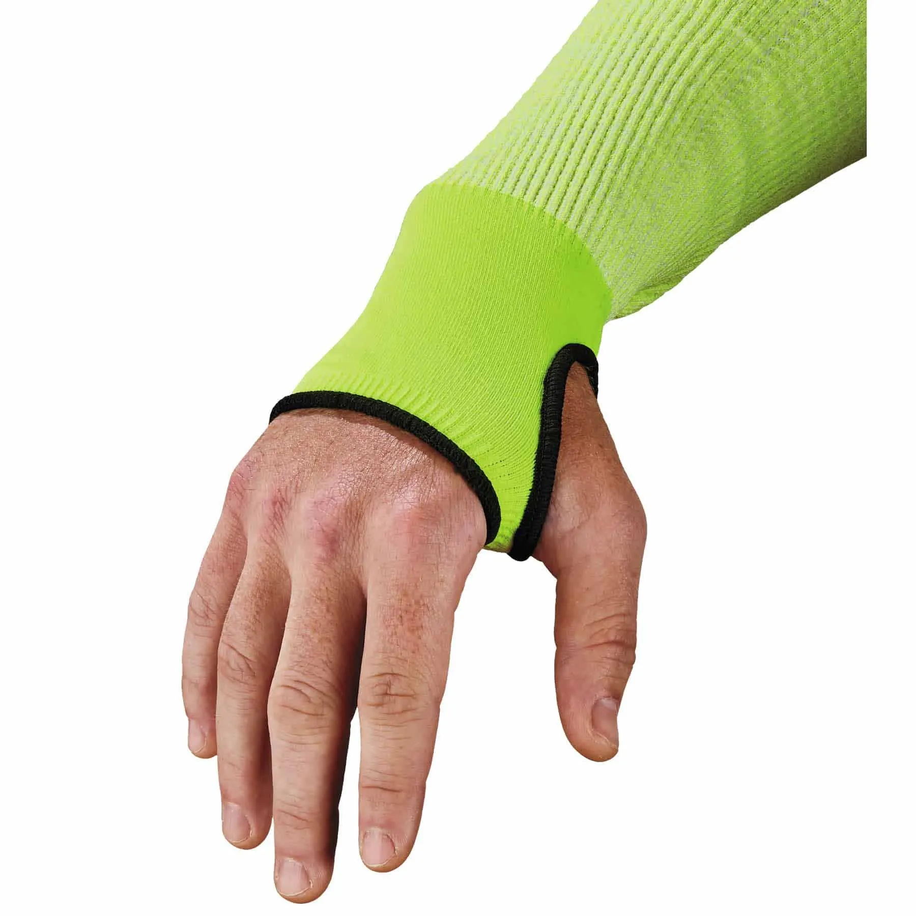 Ergodyne 17943 7941-PR 18 in Lime CR Protective Arm Sleeve 1-Pair