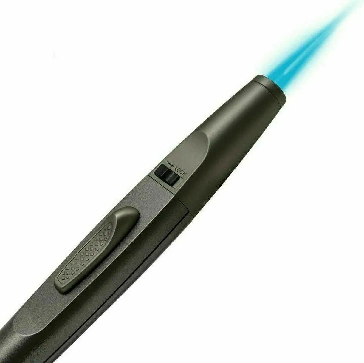 Jobon Butane REFILLABLE Single Torch Lighter Pen Pencil with Safety Locks