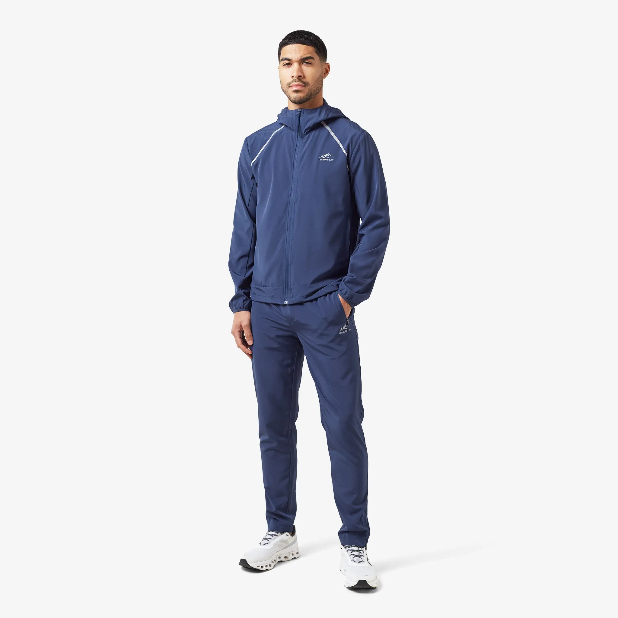 Reflective Core Windbreaker | Navy