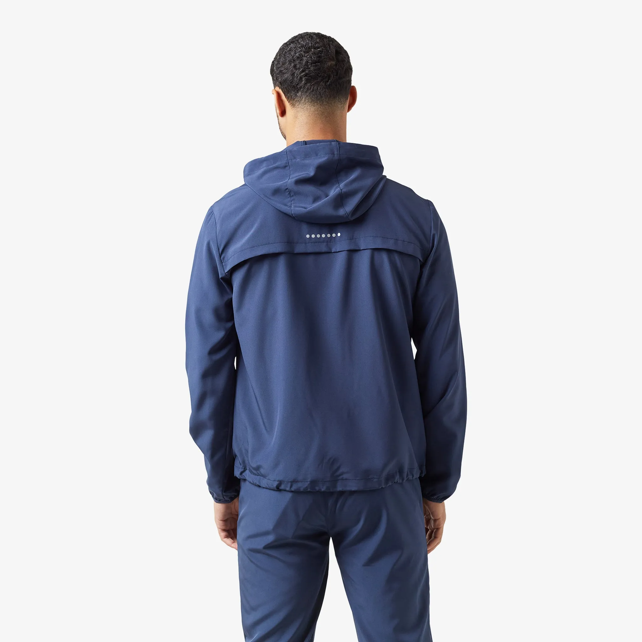 Reflective Core Windbreaker | Navy