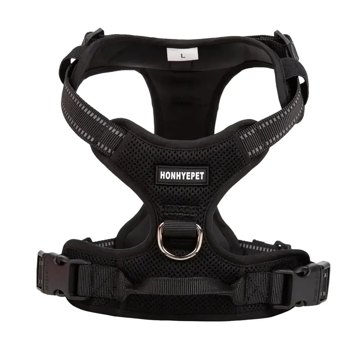 Reflective Nylon Pet Harness - Comfortable, Breathable, Explosion-Proof Outdoor Dog Harness for All Breeds