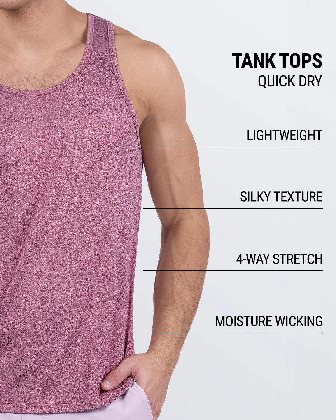 RIPPED CRIMSON - Tank Top