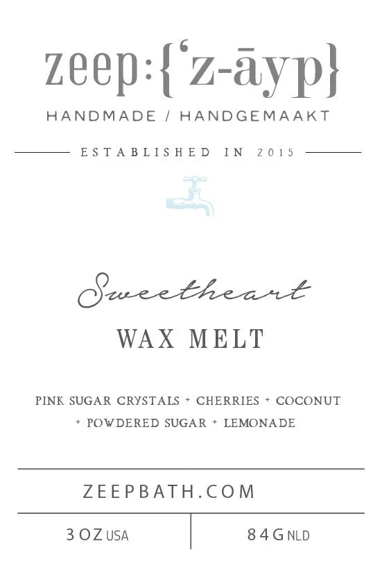 Sweetheart Wax Melt Clammie