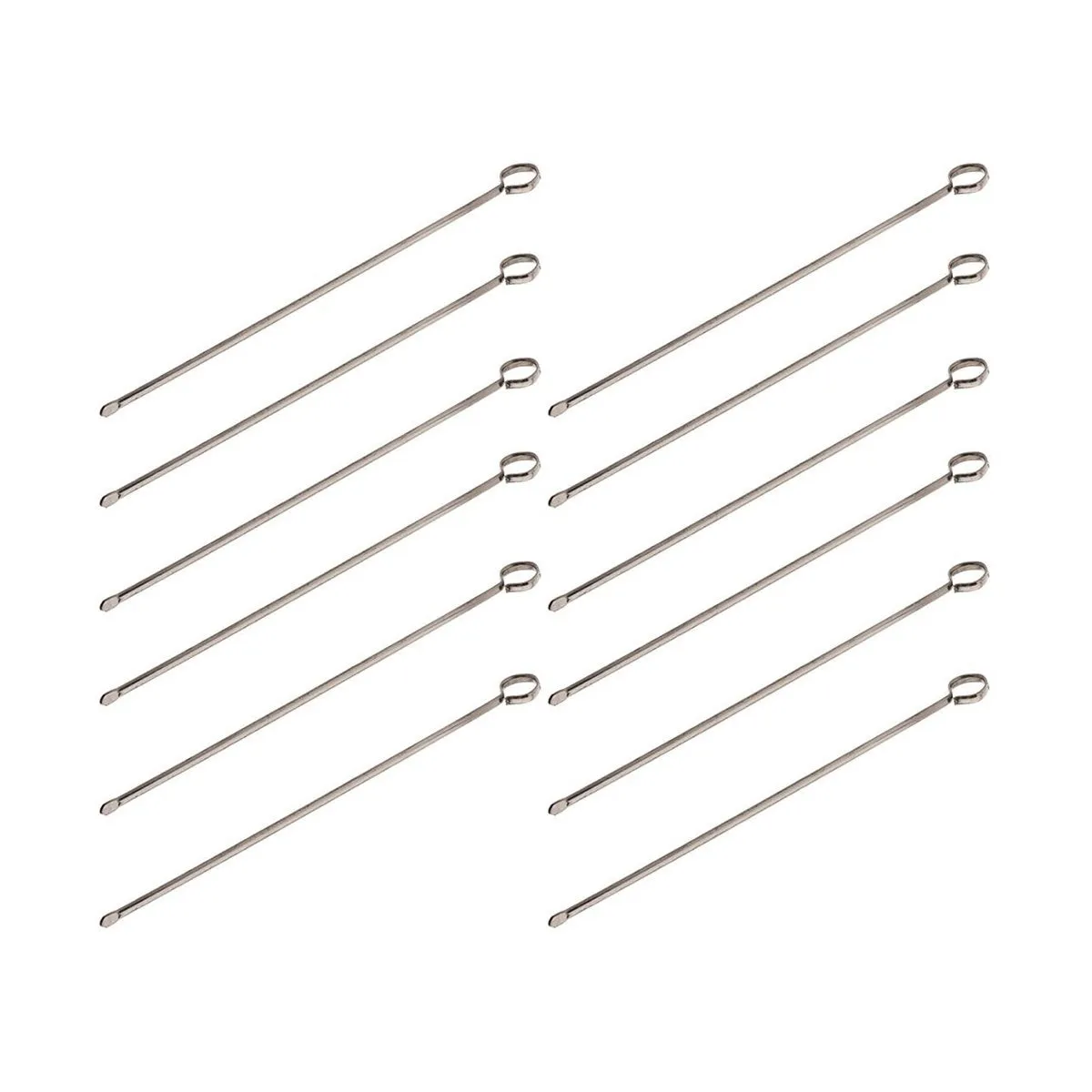 Winco SKO12 Long Skewer w/ Oval Blade, 12", Pack of 12